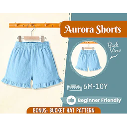 Shorts Sewing Pattern for Kids, Shorts Pattern, Kids Pattern, PDF Pattern, Beginner Pattern, Sewing Pattern Toddlers, Baby Sewing Pattern