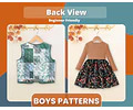 Sewing Patterns for Girls, Sewing Patterns, Kids Patterns, Top Pattern, Girl Pattern, PDF Patterns, Beginner Kids Pattern, Beginner Patterns