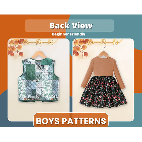 Sewing Patterns for Girls, Sewing Patterns, Kids Patterns, Top Pattern, Girl Pattern, PDF Patterns, Beginner Kids Pattern, Beginner Patterns