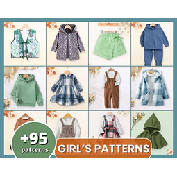 Sewing Patterns for Girls, Sewing Patterns, Kids Patterns, Top Pattern, Girl Pattern, PDF Patterns, Beginner Kids Pattern, Beginner Patterns