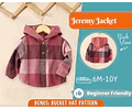 Jacket Sewing Pattern for Kids, Jacket Pattern, Kids Sewing Pattern, PDF Pattern, Beginner Pattern, Sewing Pattern Toddlers, Kids Pattern
