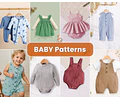 Kids Bundle, Overalls for Babies, Sewing Patterns for Kids PDF, PDF Pattern, Dress Pattern, Baby Sewing Patterns, Baby Patterns, Baby Bundle