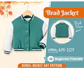 Jacket Sewing Pattern for Kids, Jacket Pattern, Kids Sewing Pattern, PDF Pattern, Beginner Pattern, Sewing Pattern Toddlers, Bomber Pattern