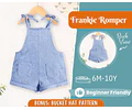 Romper Sewing Pattern for Kids, Romper Pattern, Kids Pattern, Overalls Pattern, Beginner Pattern, Sewing Pattern Toddlers, Baby Pattern
