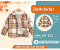 Jacket Sewing Pattern for Kids, Shirt Jacket Pattern, Kids Pattern, PDF Pattern, Beginner Pattern, Sewing Pattern Toddlers, Shirt Pattern