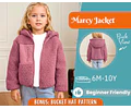 Jacket Sewing Pattern for Kids, Jacket Pattern, Kids Sewing Pattern, PDF Pattern, Beginner Pattern, Sewing Pattern Toddlers, Coat Pattern