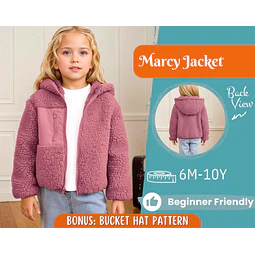 Jacket Sewing Pattern for Kids, Jacket Pattern, Kids Sewing Pattern, PDF Pattern, Beginner Pattern, Sewing Pattern Toddlers, Coat Pattern