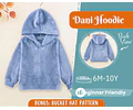 Hoodie Sewing Pattern for Kids, Sweatshirt Pattern, Kids Pattern, PDF Pattern, Beginner Pattern, Sewing Pattern Toddlers, Hoodie Pattern