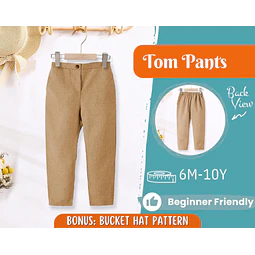 Pants Sewing Pattern for Kids, PDF Sewing Pattern, Kids Pattern, Baby Sewing Pattern, Beginner Pattern, Sewing Pattern Toddlers, Boy Pattern