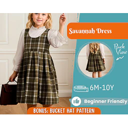Dress Sewing Pattern for Kids, Dress Pattern, Kids Pattern, Dress for Kids, Beginner Pattern, Sewing Pattern Toddlers, PDF Sewing Pattern