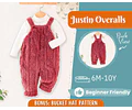 Overalls Sewing Pattern for Kids, Overalls Pattern, Kids Pattern, Jumpsuit Pattern, Beginner Pattern, Sewing Pattern Toddlers, PDF Pattern