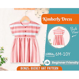 Dress Sewing Pattern for Kids, Dress Pattern, Kids Pattern, Summer Dress Pattern, Beginner Pattern, Sewing Pattern Toddlers, Baby Pattern