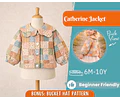Quilted Jacket Sewing Pattern for Kids, Jacket Pattern, Kids Pattern, PDF Pattern, Beginner Pattern, Sewing Pattern Toddlers, Coat Pattern