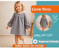 Dress Sewing Pattern for Kids, Dress Pattern, Kids Pattern, Easy PDF Pattern, Beginner Pattern, Sewing Pattern Toddlers, Baby Sewing Pattern