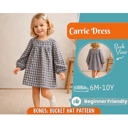 Dress Sewing Pattern for Kids, Dress Pattern, Kids Pattern, Easy PDF Pattern, Beginner Pattern, Sewing Pattern Toddlers, Baby Sewing Pattern