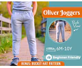 Joggers Sewing Pattern for Kids, Pants Pattern, Kids Pattern, Pants PDF Pattern, Beginner Pattern, Sewing Pattern Toddlers, Joggers Pattern