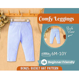 Leggings Sewing Pattern for Kids, Leggings Pattern, Kids Sewing Pattern, Baby Sewing Pattern, Beginner Pattern, Sewing Pattern Toddlers