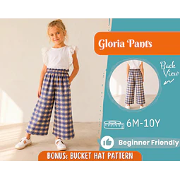 Pants Sewing Pattern for Kids, Elastic Waistband Pants Pattern, Kids Pattern, Baby Sewing Pattern, Beginner Pattern, Sewing Pattern Toddlers