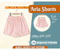 Shorts Sewing Pattern for Kids, Shorts Pattern, Kids Pattern, PDF Pattern, Beginner Pattern, Sewing Pattern Toddlers, Kids Sewing Pattern