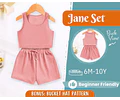 Top and Shorts Pattern for Kids, Top Pattern, Kids Pattern, PDF Pattern, Beginner Pattern, Sewing Pattern Toddlers, Shorts Pattern, Easy Top