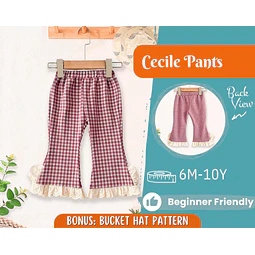 Pants Sewing Pattern for Kids, Kids Pants Pattern, Kids Pattern, Baby Sewing Pattern, Beginner Pattern, Sewing Pattern Toddlers, PDF Pattern