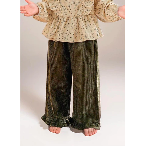 Flared Pants Sewing Pattern for Kids, Flared Pants Pattern, Kids Pattern, Baby Sewing Pattern, Beginner Pattern, Elastic Waistband Pants