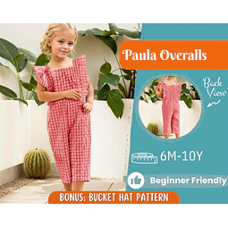 Overalls Sewing Pattern for Kids, Overalls Pattern, Kids Pattern, Jumpsuit Pattern, Beginner Pattern, Sewing Pattern Toddlers, PDF Pattern