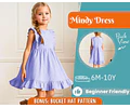 Dress Sewing Pattern for Kids, Dress Pattern, Kids Pattern, Summer Dress Pattern, Beginner Pattern, Sewing Pattern Toddlers, Baby Pattern