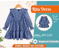 Dress Sewing Pattern for Kids, Dress Pattern, Kids Pattern, Easy PDF Pattern, Beginner Pattern, Sewing Pattern Toddlers, Baby Sewing Pattern