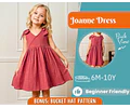 Dress Sewing Pattern for Kids, Dress Pattern, Kids Pattern, Summer Dress Pattern, Beginner Pattern, Sewing Pattern Toddlers, Baby Pattern