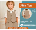 Vest Sewing Pattern for Kids, Kids Vest, Kids Pattern, PDF Pattern, Beginner Pattern, Sewing Pattern Toddlers, Kids Elegant Vest Pattern
