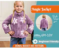 Jacket Sewing Pattern for Kids, Girl Coat Pattern, Kids Pattern, PDF Pattern, Beginner Pattern, Sewing Pattern Toddlers, Kids Jacket Pattern