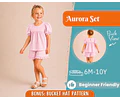 Top and Shorts Pattern for Kids, Top Pattern, Kids Pattern, PDF Pattern, Beginner Pattern, Sewing Pattern Toddlers, Shorts Pattern, Easy Top