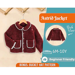 Jacket Sewing Pattern for Kids, Jacket Pattern, Kids Sewing Pattern, PDF Pattern, Beginner Pattern, Sewing Pattern Toddlers, Coat Pattern