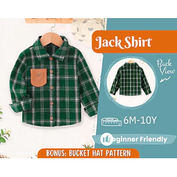 Shirt Sewing Pattern for Kids, Boy's Shirt Pattern, Kids Pattern, PDF Pattern, Beginner Pattern, Sewing Pattern Toddlers, Kids Shirt Pattern