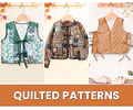 Quilted Bundle, Quilted Pattern, Sewing Patterns for Kids, PDF Pattern, Vest Pattern, Kids Sewing Patterns, Kids Patterns, Jacket Pattern