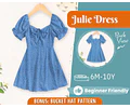 Dress Sewing Pattern for Kids, Dress Pattern, Kids Pattern, Summer Dress Pattern, Beginner Pattern, Sewing Pattern Toddlers, Baby Pattern