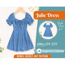 Dress Sewing Pattern for Kids, Dress Pattern, Kids Pattern, Summer Dress Pattern, Beginner Pattern, Sewing Pattern Toddlers, Baby Pattern