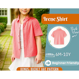 Shirt Sewing Pattern for Kids, Shirt Pattern, Kids Pattern, PDF Pattern, Beginner Pattern, Sewing Pattern Toddlers, Kids Shirt Pattern