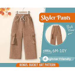 Cargo Joggers Sewing Pattern for Kids, Pants Pattern, Kids Pattern, Joggers Pattern, Beginner Pattern, Sewing Pattern Toddlers, PDF Pattern