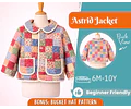 Jacket Sewing Pattern for Kids, Jacket Pattern, Kids Pattern, PDF Pattern, Beginner Pattern, Sewing Pattern Toddlers, Quilted Jacket Pattern