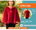Cape Sewing Pattern for Kids, Capelet Pattern, Kids Pattern, Easy PDF Pattern, Beginner Pattern, Sewing Pattern Toddlers, Jacket Pattern