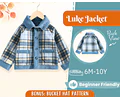 Coat Sewing Pattern for Kids, Kids Coat Pattern, Kids Pattern, PDF Pattern, Beginner Pattern, Sewing Pattern Toddlers, Kids Jacket Pattern