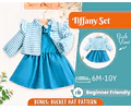 Dress and Top Pattern for Kids, Dress Pattern, Kids Pattern, PDF Pattern, Beginner Pattern, Sewing Pattern Toddlers, Jacket Pattern
