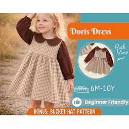 Dress Sewing Pattern for Kids, Dress Pattern, Kids Pattern, Easy PDF Pattern, Beginner Pattern, Sewing Pattern Toddlers, Baby Pattern
