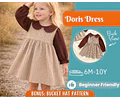 Dress Sewing Pattern for Kids, Dress Pattern, Kids Pattern, Easy PDF Pattern, Beginner Pattern, Sewing Pattern Toddlers, Baby Pattern