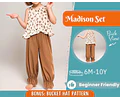 Top and Pants Pattern for Kids, Top Pattern, Kids Pattern, PDF Pattern, Beginner Pattern, Sewing Pattern Toddlers, Pants Pattern