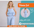Top and Pants Pattern for Kids, Top Pattern, Kids Pattern, PDF Pattern, Beginner Pattern, Sewing Pattern Toddlers, Pants Pattern