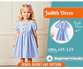 Dress Sewing Pattern for Kids, Dress Pattern, Kids Pattern, Summer Dress Pattern, Beginner Pattern, Sewing Pattern Toddlers, Baby Pattern