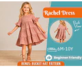 Dress Sewing Pattern for Kids, Dress Pattern, Kids Pattern, Summer Dress Pattern, Beginner Pattern, Sewing Pattern Toddlers, Baby Pattern